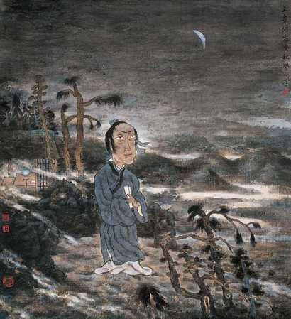 李老十 文章何处哭秋风 镜心